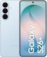 Samsung Galaxy S26 Ultra доступен в небесно-голубом цвете с 512 ГБ памяти. Это AI-телефон с 12 ГБ ОЗУ, настраиваемым приложением и встроенной функцией конфиденциальности дисплея. Также имеется функция помощи при фотосъемке, камера 200 Мп и аккумулятор на 1000026957