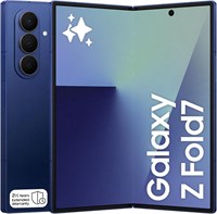 Samsung Galaxy Z Fold7 - это AI смартфон в цвете Blue Shadow с 256 ГБ встроенной памяти и 12 ГБ оперативной памяти. Устройство оснащено камерой на 200 мегапикселей и 3-нанометровым процессором, а также аккумулятором на 4400 мАч. Версия для ОАЭ предлагает 1000026967