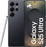В наличии мощный смартфон Samsung Galaxy S25 Ultra AI с 512 ГБ встроенной памяти, 12 ГБ оперативной памяти, цветом Titanium Jetblack и операционной системой Android. Телефон оснащен камерой на 200 Мп, стилусом S Pen и обладает продолжительным временем авт 1000026995
