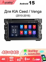 Aycetry Устройство головное, диагональ: 7", 2 DIN, 4ГБ/64ГБ 1000027759