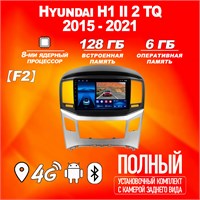 Штатная автомагнитола TS18Pro/ 6+128GB/ Hyundai H1 II 2 TQ F2/ Хендай Н1 2 ТК/ магнитола Android 10/2din/ головное устройство/ мультимедиа/ 1000027823