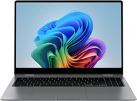 Samsung Galaxy Book5 Pro 360 Copilot+ PC NP960QHA-KG1US Intel Core Ultra 7 256V 16 ГБ оперативной памяти LPDDR5X 1 ТБ SSD 16-дюймовый сенсорный AMOLED-дисплей WQXGA+ (2880×1800) | Поддержка S Pen Графика Intel Arc 140V (8 ГБ) Клавиатура Pro с подсветкой 89471
