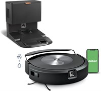 Робот-пылесос и швабра iRobot® Roomba Combo™ j7+ с функцией самоопорожнения — автоматически пылесосит и моет полы, не объезжая ковры, распознает и избегает препятствий, интеллектуальное картографирование, Alexa, идеально подходит для уборки дома с домашни 1000027912
