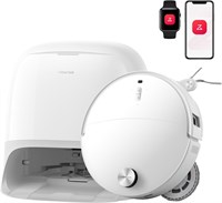 Робот-пылесос Roborock Qrevo Curv 2 Pro с функцией влажной уборки, мощностью всасывания HyperForce 25 000 Па, двойной системой защиты от запутывания шерсти, мытьем шваброй горячей водой при температуре 100°C, функцией обнаружения препятствий с помощью реа 1000027914