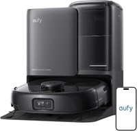 Робот-пылесос eufy E25 Omni с функцией влажной уборки, системой HydroJet, мощным турбо-всасыванием 20 000 Па, предотвращением запутывания шерсти, глубокой очисткой от углов до краев и подъемом швабры, а также автоматической универсальной станцией. 1000027916