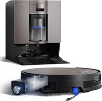 Робот-пылесос и швабра ECOVACS DEEBOT X11 OmniCyclone, зарядка PowerBoost, самоочищающаяся швабра OZMO Roller 2.0, мощность всасывания 19 500 Па, безмешковая станция OmniCyclone, интеллектуальная 3D-навигация AIVI. 1000027918