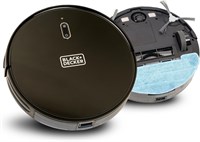Робот-пылесос и швабра BLACK+DECKER, с поддержкой Alexa, мощность всасывания 2150 Па, время работы 120 минут, самозарядка, интеллектуальное управление через приложение, визуальное картирование, черный - BRVA425B00-B5 1000027925