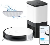 Tapo TP-Link - Робот-пылесос и швабра + интеллектуальная док-станция с автоматическим опорожнением, мощность всасывания 2000 Па, пылесборник 4 л, 3 часа непрерывной уборки, автоматическая зарядка - RV10 Plus 1000028011