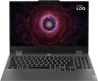 Ноутбук для игр Lenovo LOQ с диагональю экрана 15,6 дюйма и разрешением Full HD, процессором AMD Ryzen 5 7235HS, 16 ГБ оперативной памяти, графикой NVIDIA GeForce RTX 4050, SSD емкостью 512 ГБ, цвет Luna Grey 1000028060