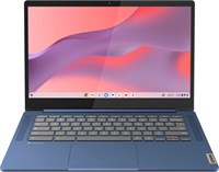 Ноутбук Lenovo Ideapad Slim 3 Chromebook в Abyss Blue (82XJ0000US) имеет 14-дюймовый сенсорный экран с Full HD разрешением. Внутри установлен процессор MediaTek 8186, 4 ГБ оперативной памяти и 64 ГБ встроенной памяти eMMC. Работает устройство на операцион 1000028183