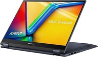 ASUS (обновленный) ноутбук Vivobook S 14 Flip TN3402YA-LZ327W с процессором AMD R5-7430U, 8 ГБ оперативной памяти, 512 ГБ SSD, 14-дюймовым экраном WUXGA (1920x1800) и предустановленной операционной системой Windows 11 Home в цвете Quiet Blue. Гарантия на 1000028402