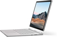Microsoft Surface Book 3 восстановленной версии предлагает Intel Core i7-1065G7, 13,5-дюймовый дисплей, 16 ГБ оперативной памяти, 256 ГБ SSD, предустановленную Windows 10 и платиновую отделку. Клавиатура представлена на английском и арабском языках, и дан 1000028406