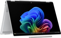 HP OmniBook X Flip NGAI 16-as0001ne с объемом памяти 32 ГБ и 1 ТБ жестким диском, операционная система Windows 11, серебристого цвета, с поддержкой стилуса и гарантией на год 1000028408