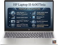 Лэптоп HP 15-FC0075nia оснащен процессором AMD Ryzen™ 7 5825U, 32 ГБ оперативной памяти (расширяемой), 1 ТБ SSD, 15,6-дюймовым Full HD экраном, графикой AMD Radeon, операционной системой Windows 11, подсветкой клавиатуры и серебристым цветом (возможно уве 1000028417