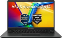 Ноутбук ASUS Vivobook Go 14 Slim доступен в черном смешанном цвете. Он оснащен процессором AMD Ryzen 5 40, 14-дюймовым FHD-дисплеем, 8 ГБ оперативной памяти LPDDR5, SSD на 512 ГБ, графикой AMD Radeon и установленной операционной системой Windows 11. Модел 1000028418
