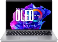 Ноутбук Acer Swift Go LPT имеет ультратонкий корпус и оснащен процессором Intel Core i5-1335U 13-го поколения с 10 ядрами, который может работать на частоте до 4,60 ГГц. Устройство также обладает 8 ГБ оперативной памяти LPDDR5, 512 ГБ SSD и графикой Intel 1000028454