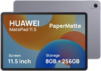 Планшет HUAWEI MatePad 11.5 (2026), 11,5-дюймовый 2.2K FullView дисплей, PaperMatte, 8 ГБ + 256 ГБ, аккумулятор 7700 мАч, камера 13 МП, Wi-Fi, HUAWEI Notes, серый + M-Pen Lite (бесплатно) 1000028480