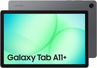 Планшет Samsung Galaxy Tab A11+ 11 дюймов, Android, поддержка внешней памяти, разъем для наушников, 128 ГБ/6 ГБ, Wi-Fi, серый 1000028505