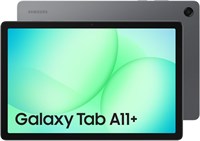 Таблет Samsung Galaxy Tab A11+ с поддержкой Wi-Fi и операционной системой Android, выполненный в сером цвете, имеет 6 ГБ оперативной памяти и 128 ГБ встроенной памяти. Экран устройства имеет диагональ 11 дюймов. Данная версия предназначена для использован 1000028528