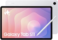 Серебристый Samsung Galaxy Tab S11 с WiFi и 128 ГБ памяти на Android - это устройство с большим дисплеем, которое прочное, тонкое, легкое и высокопроизводительное. Оно обладает длительным временем автономной работы, стилусом S Pen для заметок, функцией AI 1000028552