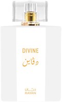 Парфюм RAYAN DIVINE для женщин - стойкий арабский парфюм, 100 мл (3,34 жидких унции), белый цветочный сад, жасмин, цветок апельсина, груша Уильям и амбровое дерево - идеальный подарок для нее на Рамадан и Ид 1000028947