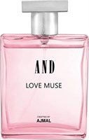 Парфюмерная вода AND Love Muse для женщин | Премиальный, стойкий цветочно-фруктовый аромат для женщин, 100 мл. Создано Аджмалом 1000029306