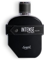 Туалетная вода Sapil Intense Noir для мужчин, 100 мл, доступный по цене парфюм класса люкс, ароматный амбровый аромат с верхними нотами лимона, березы и бермудской капусты, смелый купаж для мужчин 1000029634