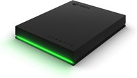 Внешний портативный жесткий диск Seagate Game Drive для Xbox, 4 ТБ, USB 3.2 Gen 1, черный, со встроенной зеленой светодиодной полосой, сертифицирован Xbox (STKX4000402) 1000029945