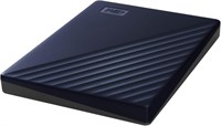 Внешний портативный жесткий диск WD 2 ТБ My Passport для Mac — синий, USB-C/USB-A — WDBA2D0020BBL-WESN 1000029953