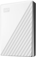 Внешний портативный жесткий диск Western Digital My Passport 4 ТБ с защитой паролем и программным обеспечением для автоматического резервного копирования, белый - BPKJ0040BWT-WESN 1000029982