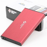 Внешний жесткий диск Peak Health MasterStorb USB 3.0, сверхбыстрый, 2,5-дюймовый SATA, для ноутбука, портативный жесткий диск. Доступны цвета: красный, серебристый, черный, синий и розовый (80 ГБ, красный) 1000029999