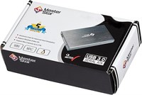 Masterstor 160 ГБ One Touch Backup Портативный жесткий диск USB 3.0 SATA Сверхбыстрый 2,5-дюймовый жесткий диск для ноутбука Внешний жесткий диск Черный 1000030001