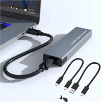 Корпус MICROWARE из алюминия для M.2 NVME и SATA NGFF, двухпротокольный USB 3.1 Gen 2, адаптер для внешнего жесткого диска M.2 SSD, HDD UASP NGFF 1000030009