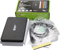 Внешний жесткий диск MasterStor USB 3.0, сверхбыстрый, для ноутбуков и ПК под управлением Windows, портативный жесткий диск 2,5 дюйма SATA, черный (1 ТБ) 1000030013