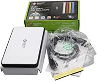 Портативный жесткий диск MasterStor 80 ГБ USB 3.0, сверхбыстрый жесткий диск для Mac, MacBook и Windows, внешний жесткий диск для ноутбука, красный, черный, синий и красный (доступны разные объемы в ГБ) (500 ГБ, белый) 1000030017