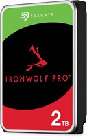 Внутренний жесткий диск Seagate IronWolf Pro, 2 ТБ, для корпоративного сетевого хранилища (NAS) – CMR 3,5 дюйма, SATA 6 Гбит/с, 7200 об/мин, кэш 256 МБ для RAID-массива (ST2000NT001) 1000027492