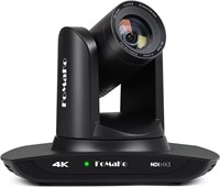 FoMaKo K30NS 4K 30-кратная оптическая PTZ-камера с NDI 6 и NDI HX3, функцией автоматического отслеживания AI Gen 3, 3G-SDI/LAN/USB3.0/HDMI – профессиональная камера для прямых трансляций в церкви, на богослужениях, в учебных заведениях и на конференциях 1000030086