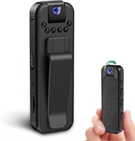 Миниатюрная нательная видеокамера HD 1080P, портативный видеорегистратор с поворотным на 180° объективом? Носимая патрульная видеокамера для видеонаблюдения? Камера для спорта/доставки/путешествий/правоохранительных органов? 1000030155