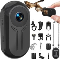 Миниатюрная нательная камера 1080P, компактная экшн-камера с 0,85-дюймовым экраном, носимая POV-камера, камера для шлема мотоциклиста, нательная камера для езды на велосипеде, видеоблогинга, путешествий и наблюдения за домашними животными (черная) 1000030181