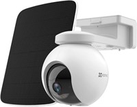 Комплект EZVIZ EB8: беспроводная уличная камера 4G LTE 2K с солнечной панелью Type-C и аккумулятором 10400 мАч, автоматическое отслеживание, обнаружение людей, цветное ночное видение, двусторонняя аудиосвязь, встроенный GPS 1000030194