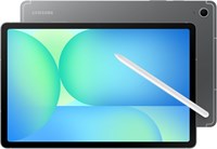 Планшет Samsung Galaxy Tab S10 FE 128 ГБ WiFi на базе Android, большой дисплей, длительное время автономной работы, процессор Exynos 1580, водостойкость IP68, частота обновления 90 Гц, стилус S Pen для заметок, серый — международная версия 1000030813