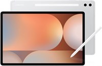 SAMSUNG Galaxy Tab S10+ Plus 12.4” 512GB, планшет на Android, функция «Круг для поиска», «Эскиз для изображения», прочность, длительное время автономной работы, AMOLED-экран 2X, стилус S Pen в комплекте, версия для США, 2024 год, платиновый серебристый 1000030886