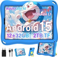 Планшет Android 15, 9 дюймов, 32 ГБ ПЗУ (TF 2 ТБ), восьмиядерный, Widevine L1, GMS, 5G + 2.4G WiFi 6, 5 + 8 МП, 1340 x 800 пикселей, 5000 мАч, Bluetooth 5.0, родительский контроль, EVA – синий 1000030955