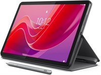 Планшет Lenovo Tab M11 4G LTE с чехлом-книжкой и стилусом, 11-дюймовый сенсорный дисплей WUXGA (1920x1200) IPS с яркостью 400 нит, защитой от отпечатков пальцев и частотой обновления 90 Гц, процессор MediaTek Helio G88, 8 ГБ оперативной памяти, 128 ГБ вст 1000030992