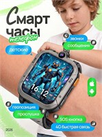 Детские часы с функцией GPS, SIM-картой 4G и кнопкой SOS - это умные устройства для детей 1000031064
