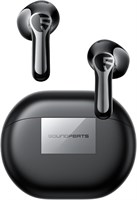 Беспроводные наушники SOUNDPEATS Air6 HS BT 6.0, полувставные Bluetooth-наушники с 13-мм трехмагнитным биокомпозитным драйвером, поддержкой LDAC и Hi-Res Audio, временем работы до 45 часов, шумоподавлением с 4 микрофонами, защитой IPX5 и быстрой зарядкой 1000031188