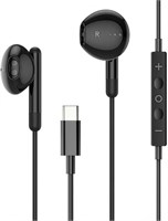 Проводные наушники-вкладыши MOSWAG USB C с микрофоном и регулятором громкости, совместимые с Samsung S23, Galaxy S22, Pixel 7, 6, 6a, 5, iPad Air и OnePlus 9 1000031322