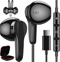 1MORE 2-Pack Piston-Fit USB-C Наушники-вкладыши с микрофоном, шумоизоляцией и кнопкой управления, прочные проводные наушники для iPhone 15, Pixel 10, OnePlus (серый) 1000031336