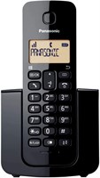 Беспроводной телефон Panasonic с цифровой технологией, функцией определителя номера, одной трубкой, сертифицированный для использования в Объединенных Арабских Эмиратах, черного цвета, модель KX TGB110UE1 1000031873