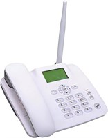 Беспроводной телефон 4G с фиксированным местом установки, поддерживающий GSM 850/900/1800/1900 МГц, с радиобудильником и возможностью отправки SMS для использования в доме, офисе, колл-центре, компании или отеле 1000031891